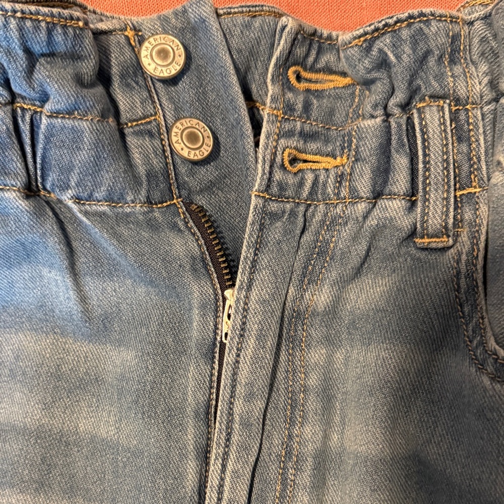 American Eagle Outfitters High Rise Blue Jeans - Picture 7 of 8